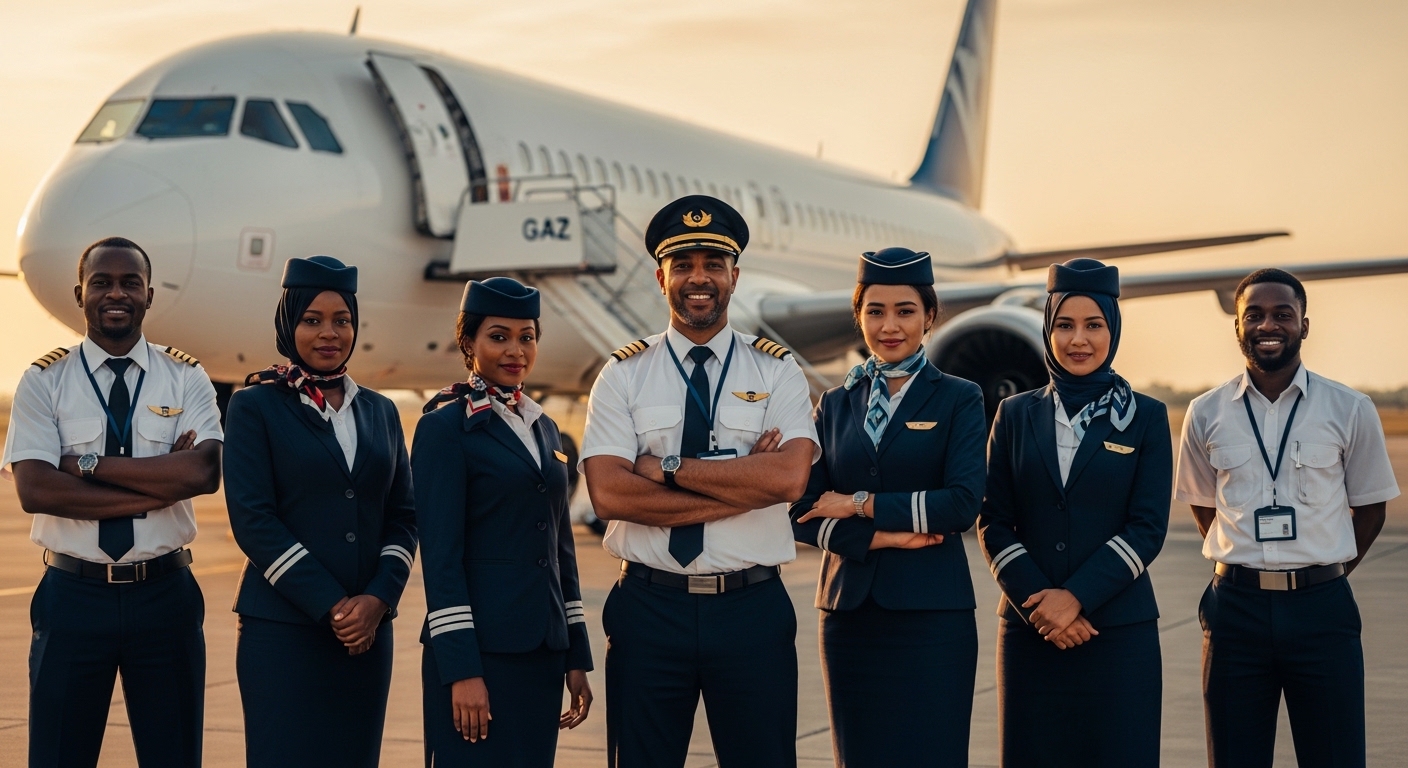 Airplane Wing at Sunset